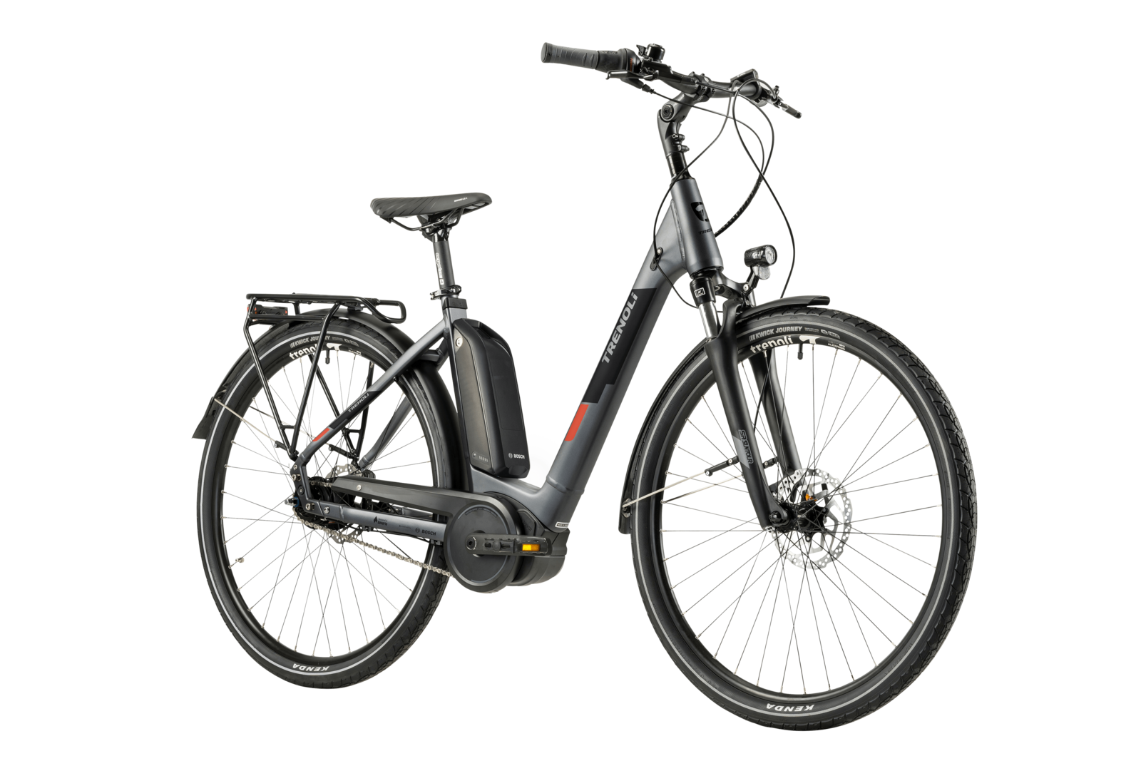 trenoli E-Bike BRENTA classico Active Plus in dark grey – matt | City E-Bike